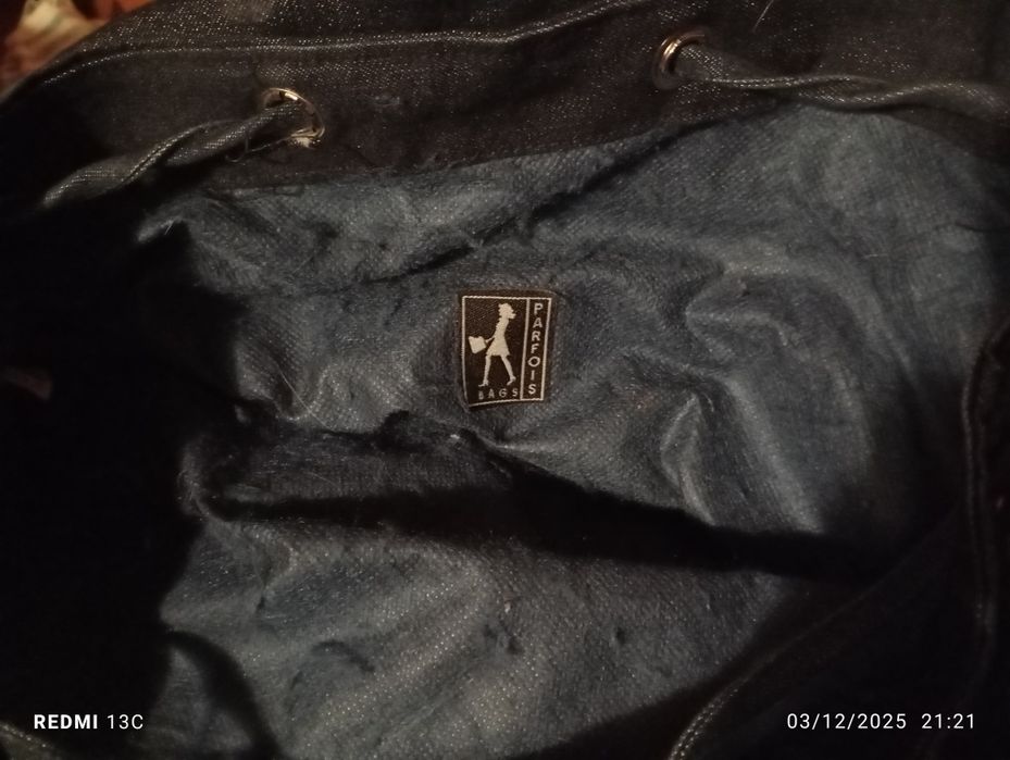 Mochila de ganga vintage