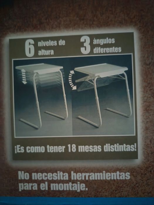 Mesa de apoio a sofá