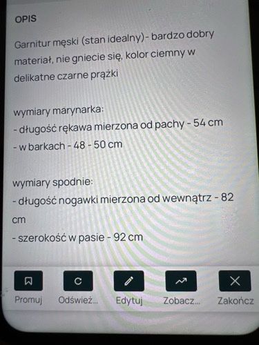 Garnitur meski Vistula
