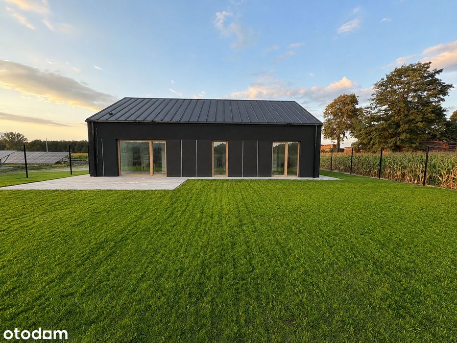 Nowy dom 129 m² | pompa ciepła, klima, kostka, monitoring, ogrodzenie