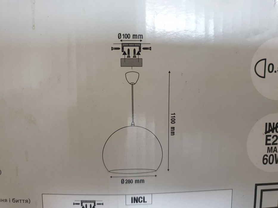 Lampa wisząca okrągła czarna Inspire Tamen