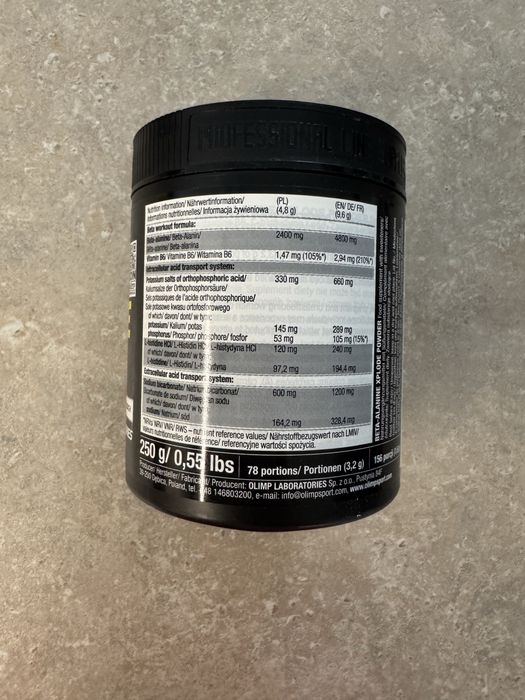Olimp Beta-Alanine Xplode Powder - 250 g