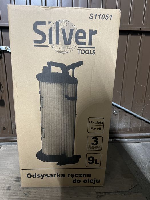Nowa odsysarka reczna do oleju silvertools 9l