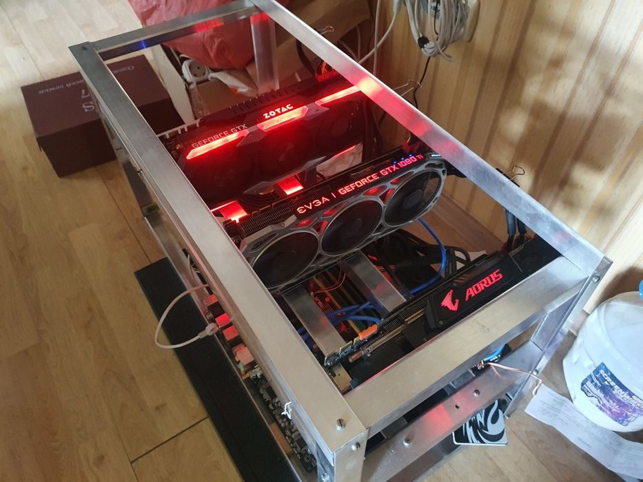 Майнинг ферма на 1080Ti 11gb