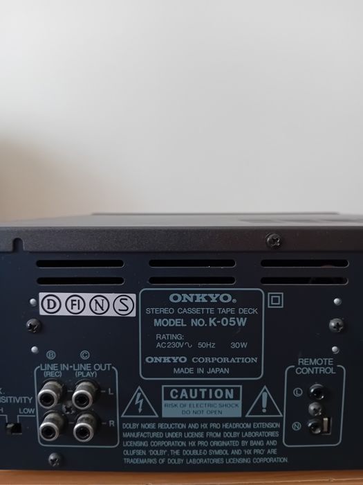 ONKYO Deck duplo