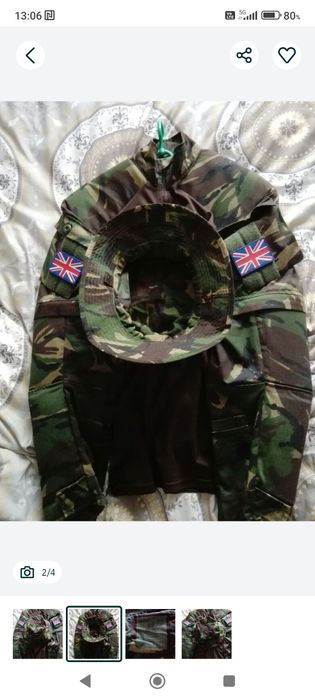 Kapelusz wojskowy brytyjski.