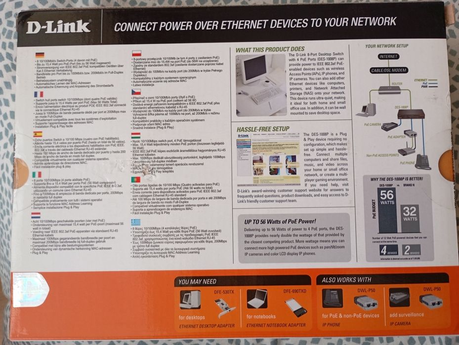 Switch D Link Poe