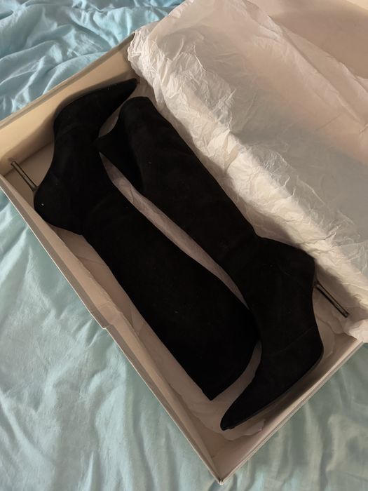 Сапоги женские на каблуке