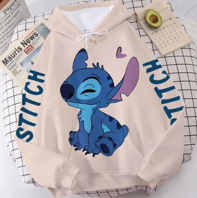 Hoodie Combinando Do Stitch E Da Angel Unissexo NOVO ENTREGA GRÁTIS
