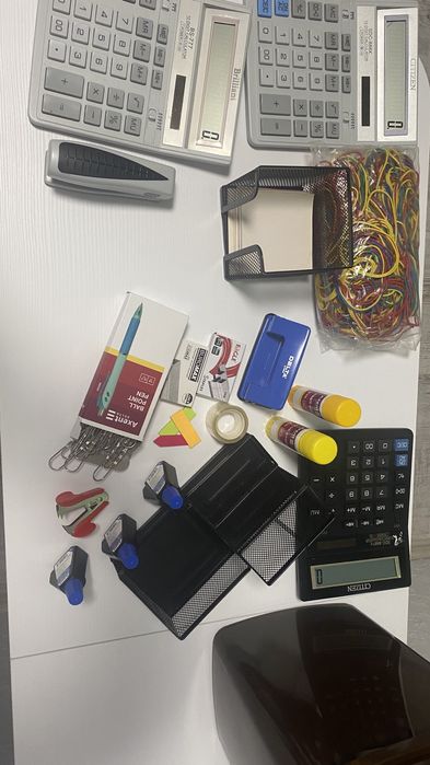 Канцтовары, калькуляторы