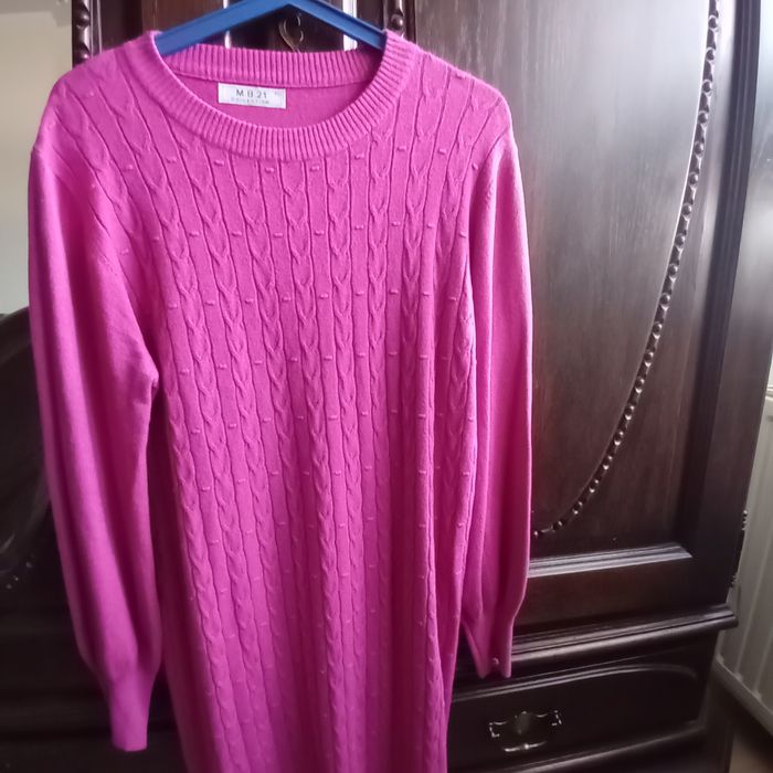 Sukienka dzianinowa sweterkowa L