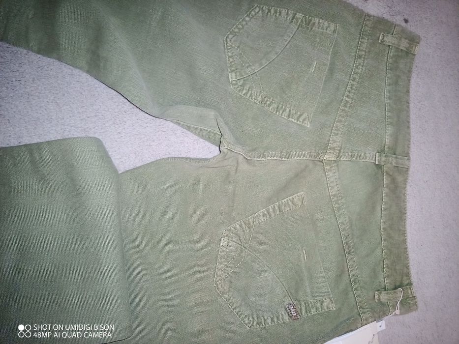 Джинси фірми Gas Італія. Зелені