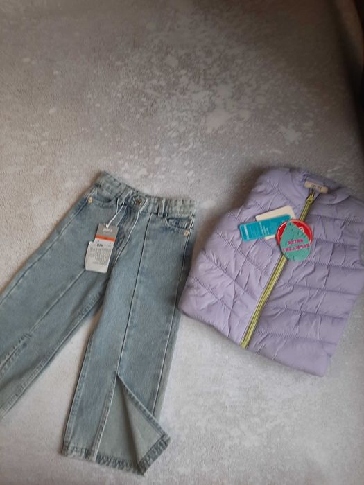 Набір на дівчинку желетка джинси палацо
