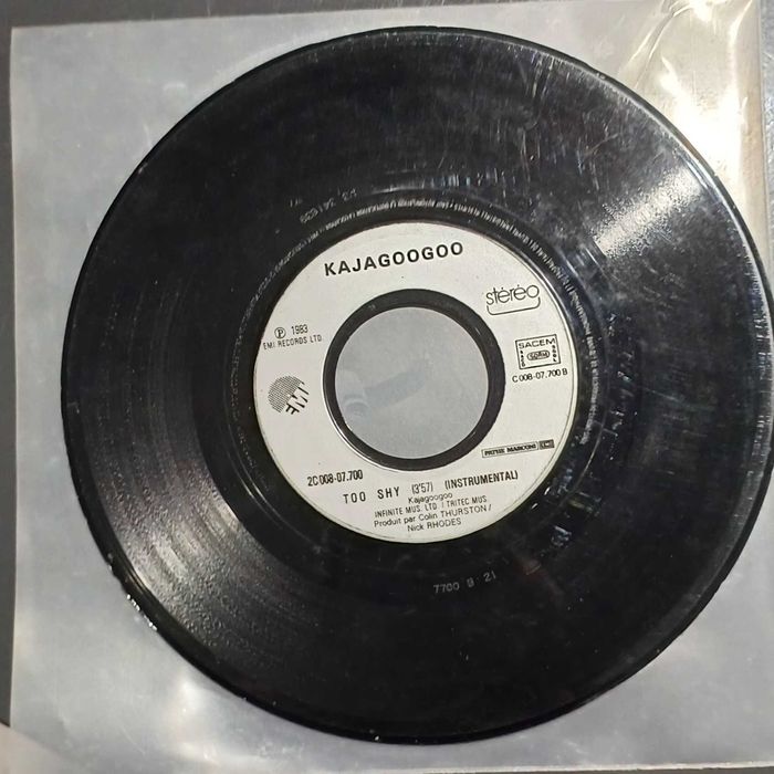 Kajagoogoo Too Shy 7" single vinil France