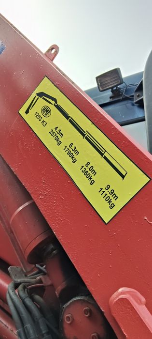Mercedes Actros MP1 HDS  hakowiec platforma