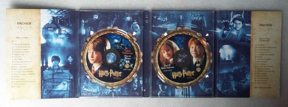 DVD Harry Potter e a Pedra Filosofal- 2 dvd