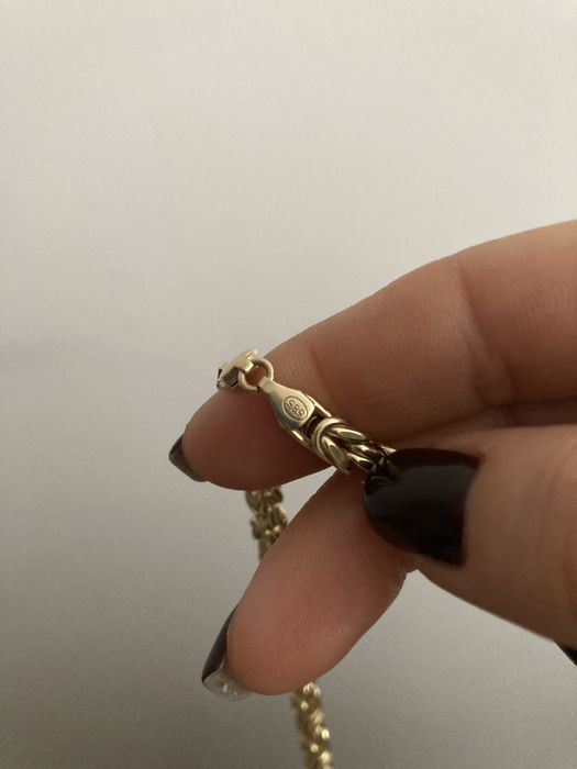 Złoty łancuszek męski 585 14K splot królewski 32,5g 64cm Włoski