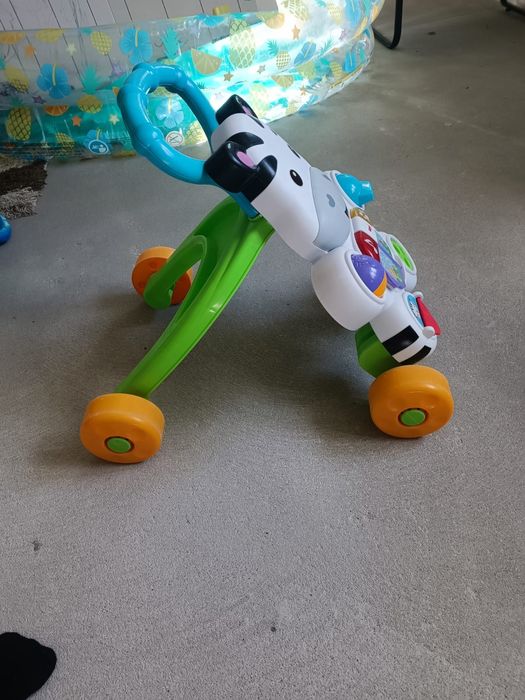 Fisher-Price, interaktywny pchacz, Zebra