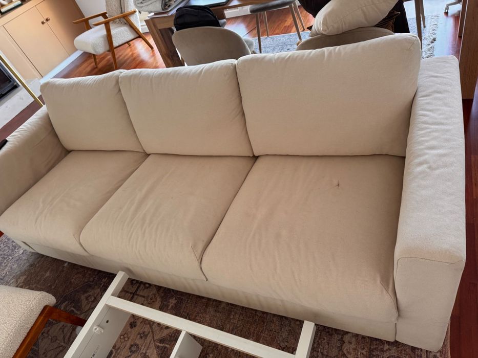 Sofá IKEA VIMLE 3 Lugares – Bege | Excelente Estado