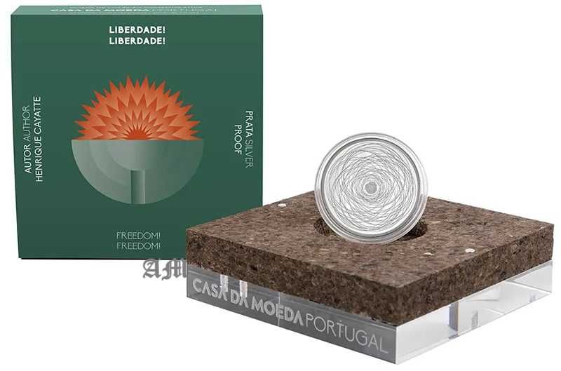 Portugal - 10€ Liberdade, Liberdade  (25 Abril ) - Proof