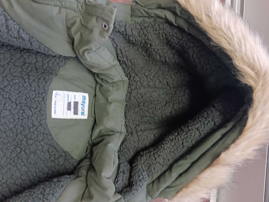 Blusão parka menino