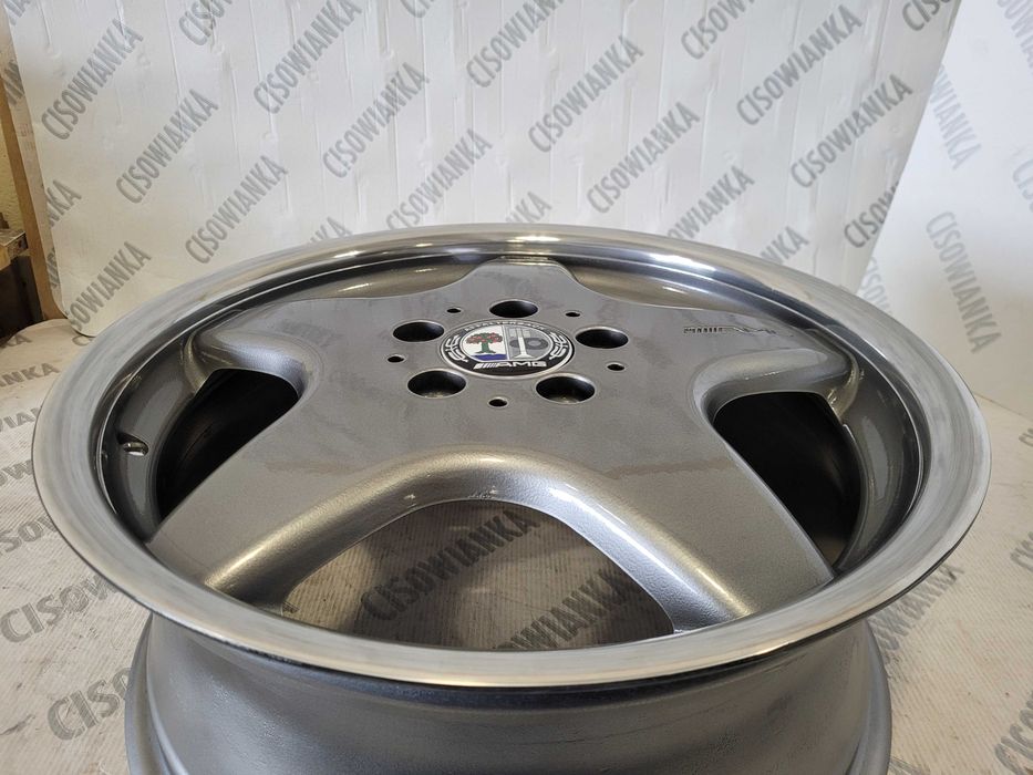 4szt felgi Mercedes AMG Monoblock  7Jx17" 5x112 ET49/57 polerka rant.