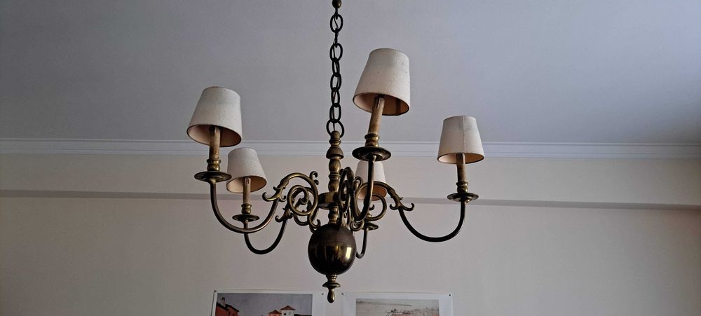 Candeeiro tecto de braços estilo holandês