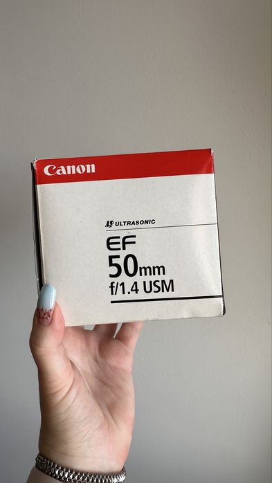Обʼєктив Canon 50 mm 1.4 USM | комплект | ідеал | виробник Японія