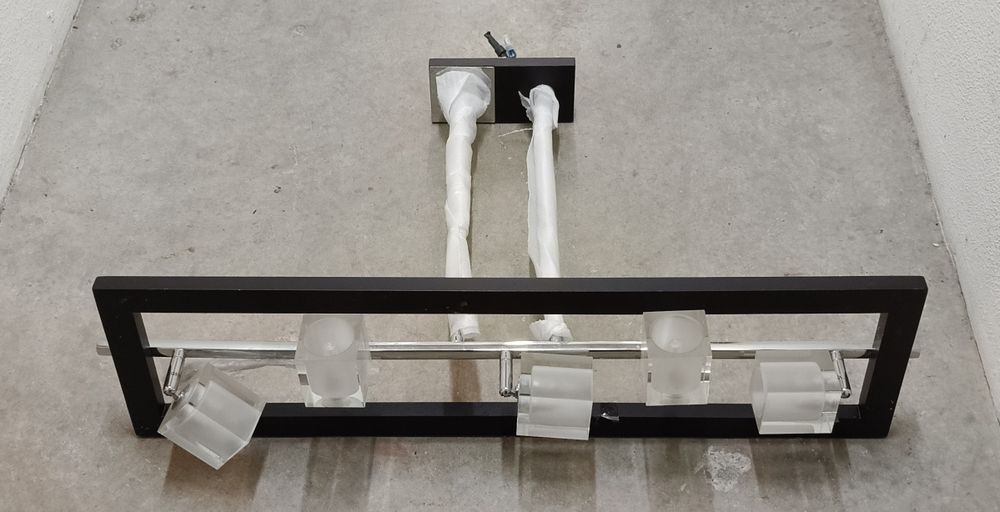 Candeeiro de tecto moderno castanho
