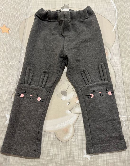 Calças Cinza Coelho (9-12M) H&M