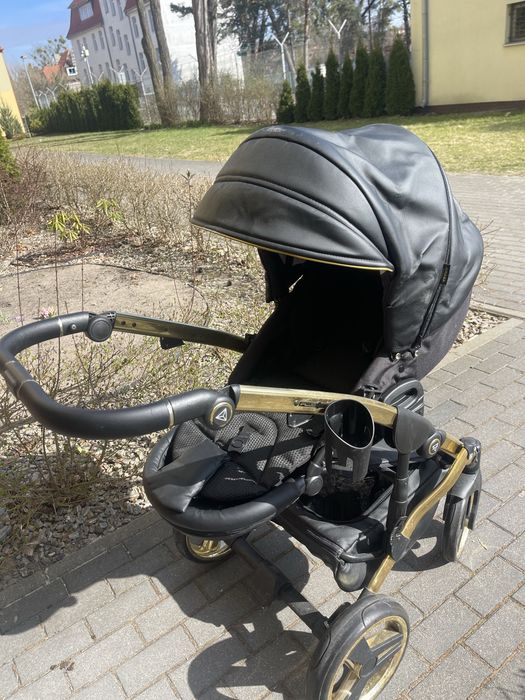 Wózek Junama Diamond skóra 3w1
