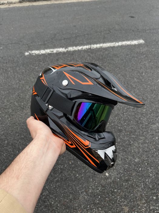 Ендуро шолом, кросовий шлем, мото шолом, мотошлем, шлем для мотоцикла