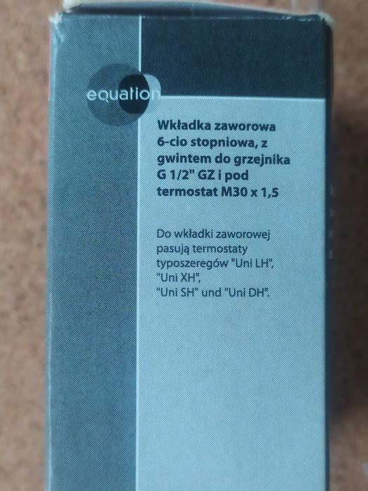 Wkładka Equation zaworowa 6-stopniowa