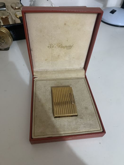 Isqueiro S.T Dupont Gold Bathed Ligne 1