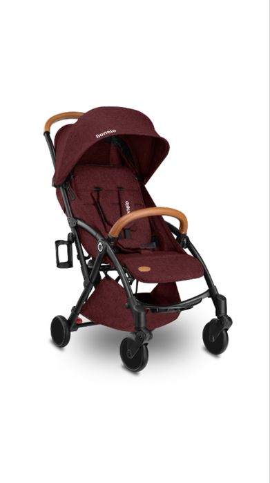 Прогулянкова коляска Lionelo Julie, Black/Burgundy, нова