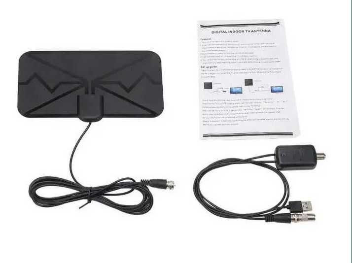 Antena  Wewnętrzna TV z wzmacniaczem telewizyjna  DVB-T2