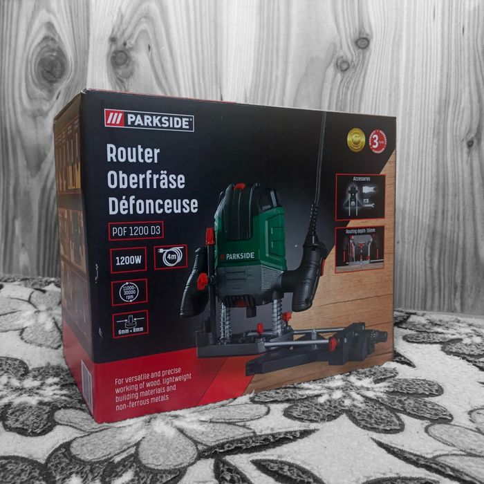 Фрезер PARKSIDE POF 1200 D3 для дерева,  надійний фрезер, професійний