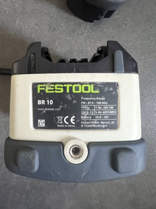 Радіо приймач акумуляторний Festool BR 10 + АКБ 4.0 Ah