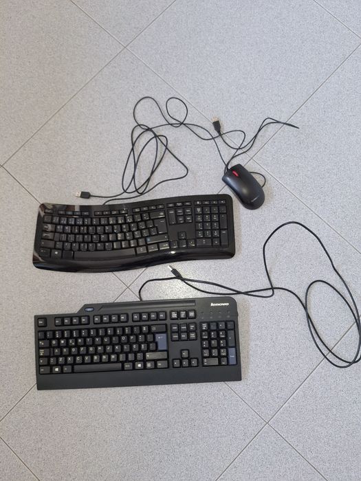 Teclados lenovo e Microsoft