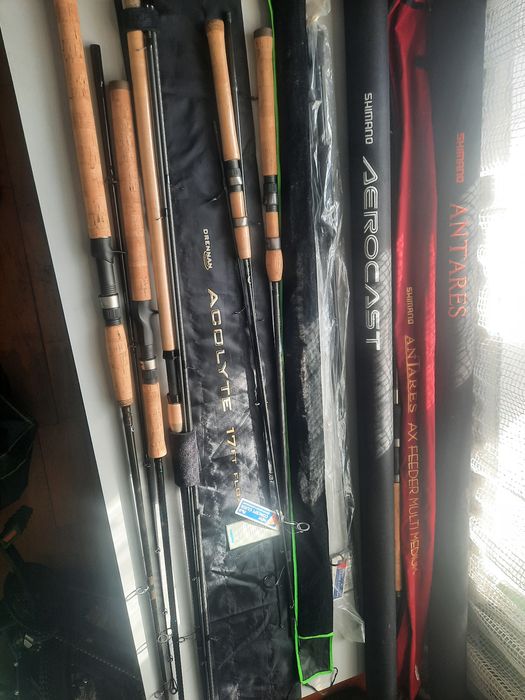 Матчеве  Shimano Aerocast, твінтіпи барбели  Wychwood 2-2,5 lb,є