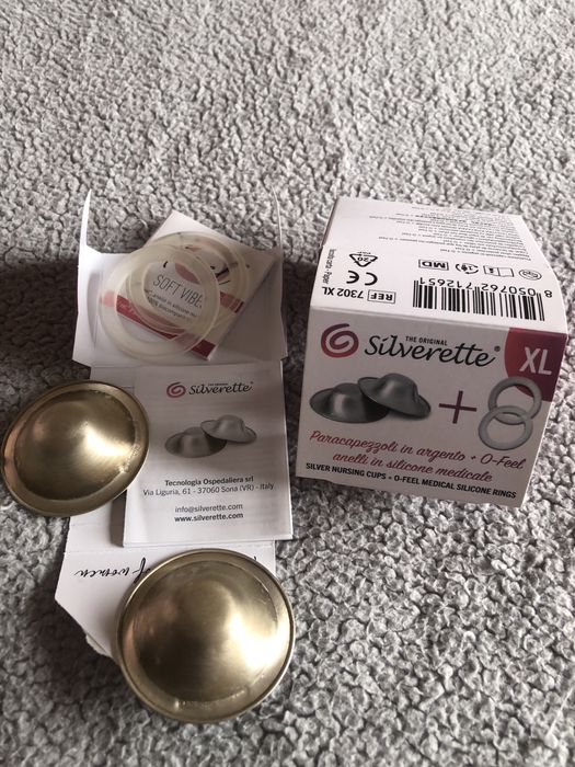 Discos de Prata Silverette + Anéis Silicone XL