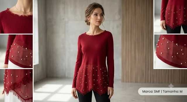 Blusa SMF Vermelha Tamanho M