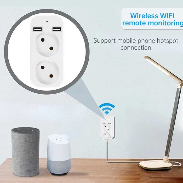 adaptador de tomadas câmera wi fi usb segurança em casa babá