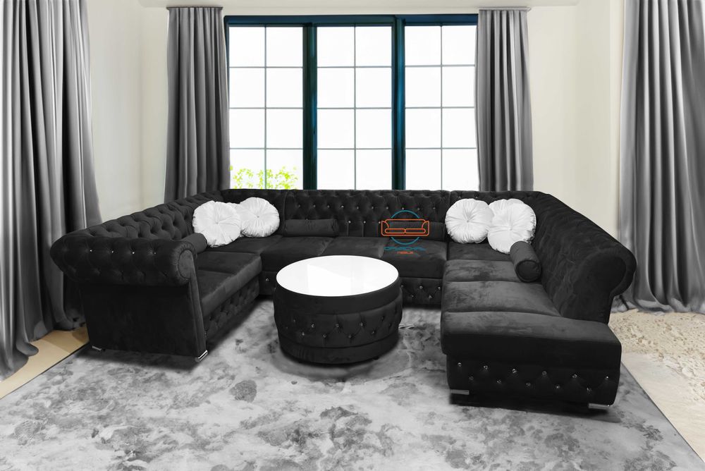 PRODUCENT/PIEKNY Naroznik chesterfield glamour spanie NR. H/1/U/P