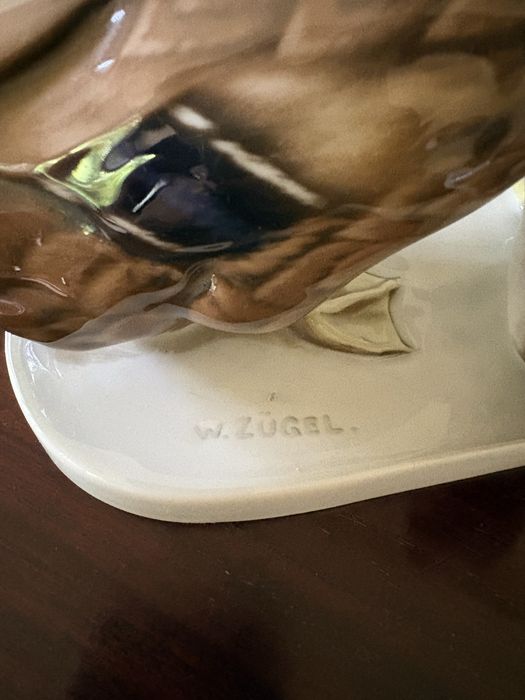 Peça “Par de Patos" em Porcelana Rosenthal