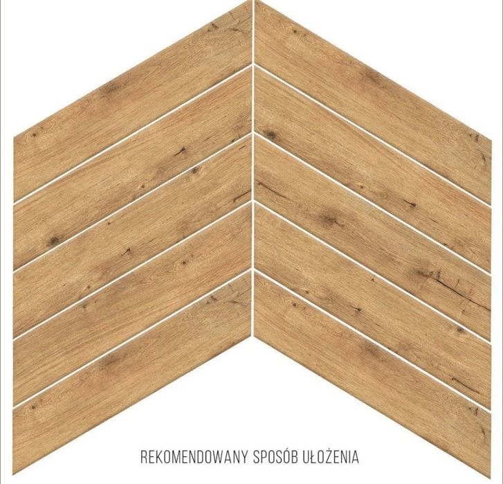 Sprzedam płytki Gres Rustic Bronze CHEVRON jodełka francuska gatunek 1