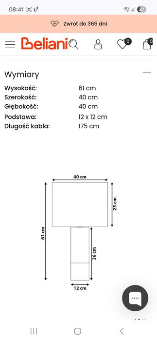 Lampa stołowa DARLING