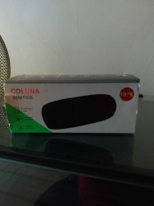 Coluna dupla com ligação bluetooth