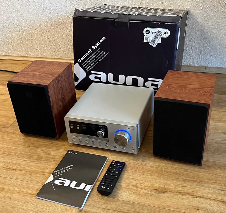 Mini wieża AUNA. Bluetooth, USB, WI-FI, DAB+,CD