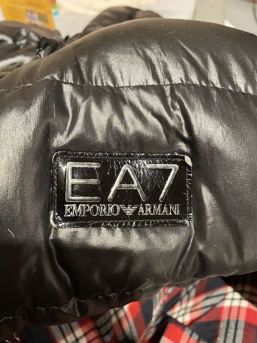 Унісекс зимова чорна куртка Armani Emporio